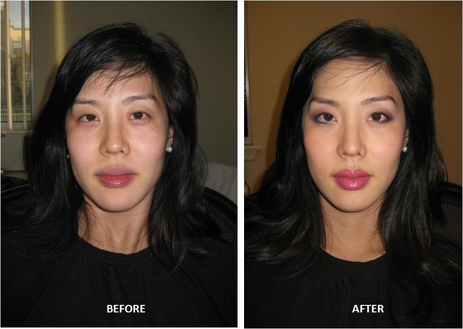 before and after foundation. A “Before vs. After” photo can